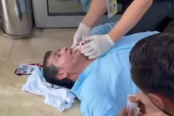Araz Musayevin Türkiyədə bıçaqlanmasının dəhşətli anları kamerada