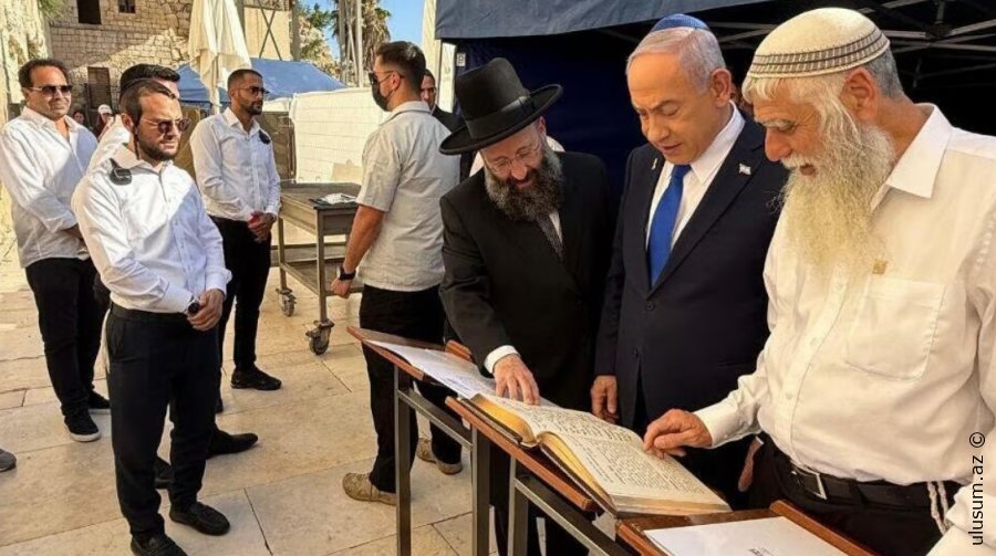 Netanyahudan Ağlayan Divarda mesaj: “İsrail xalqı yaşayır!”