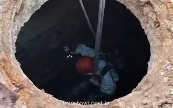 Binəqədidə “lyuk”a düşən şəxsin axtarışları davam etdirilir - VİDEO