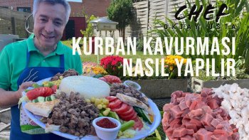 Qurban ətindən əsl dad: Oktay ustadan QOVURMA - VİDEO