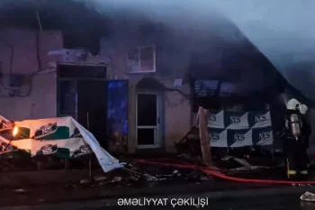 FHN: Sabunçu bazarında dəhşətli yanğın baş verdi - VİDEO