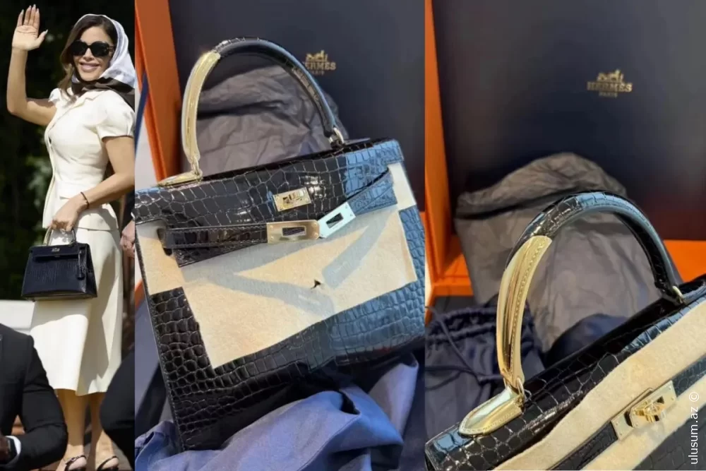 Lauren Bezosun 250 min dollarlıq qızıl saplı Hermès çantası ilə ilk görüntüsü - FOTO