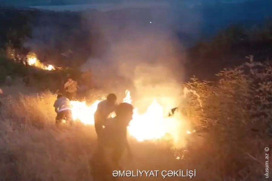 FHN: Xocalı, Xocavənd və Şuşada baş verən yanğınlar SÖNDÜRÜLÜB - VİDEO
