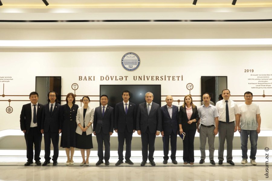 Çinin Lanzhou Maliyyə və İqtisad Universitetinin nümayəndə heyəti BDU-da