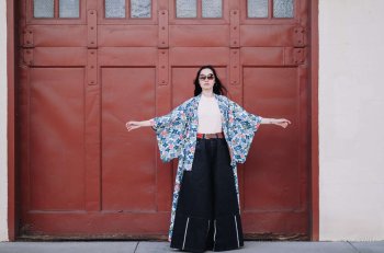 Qarderobunda bir yapon toxunuşu: Bu yay kimono ilə fərqlən - FOTO