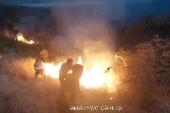 FHN: Xocalı, Xocavənd və Şuşada baş verən yanğınlar SÖNDÜRÜLÜB - VİDEO