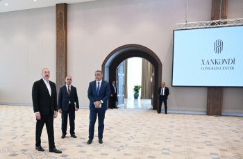 Xankəndidə Konqres Mərkəzi açılıb - FOTO