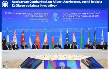 ECO Zirvəsi: Qardaş ölkələrin mediası Xankəndi görüşündən yazır