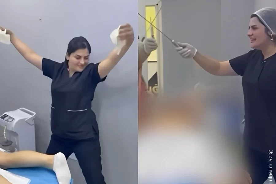 Bakıda liposaksiya qalmaqalı: Gülbadə Abdullayevadan açıqlama - VİDEO