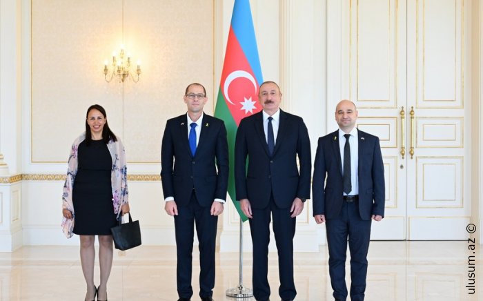 İlham Əliyev İsrailin yeni səfirini qəbul edib