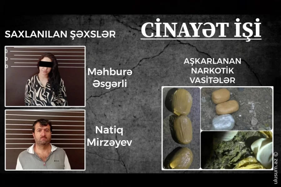 Yardımlıda narkokuryerlikdə şübhəli bilinən şəbəkə üzvləri saxlanılıb
