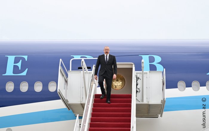 İlham Əliyev Trampın dəvəti ilə Vaşinqtona gedib - FOTO