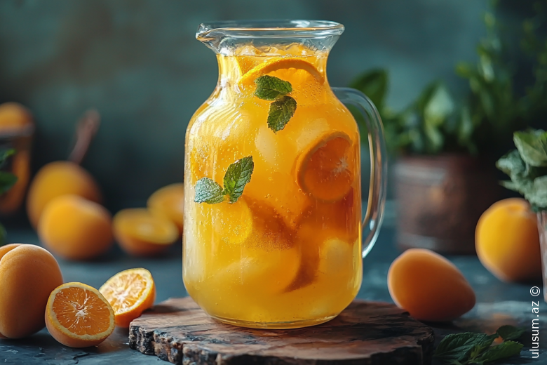 Qazlı içkilərə sağlam alternativ – təbii “Fanta” resepti