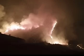 Şəkidə ildırım yanğına səbəb oldu