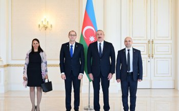 İlham Əliyev İsrailin yeni səfirini qəbul edib