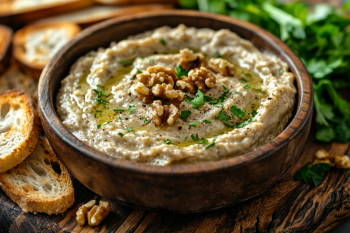 Badımcanlı-qozlu pasta – çörəyə sevgi qatır