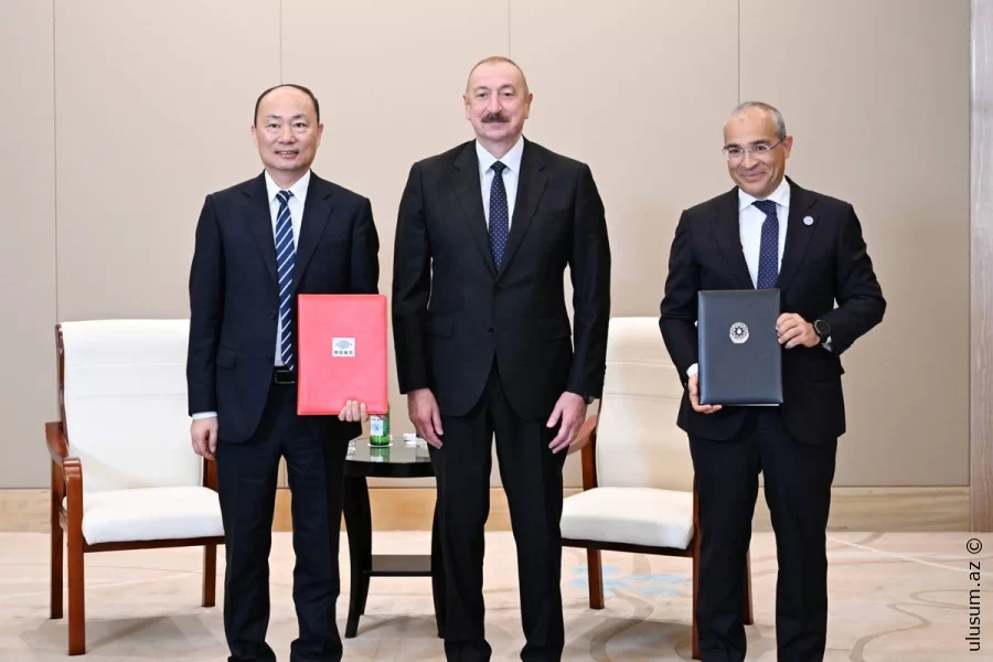 SOCAR və Çinin "Seven LTD" şirkəti arasında Çərçivə Sazişi imzalanıb