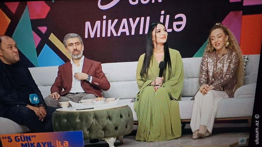 Zuzuxanıma canlı efirdə bahalı güllər gəldi