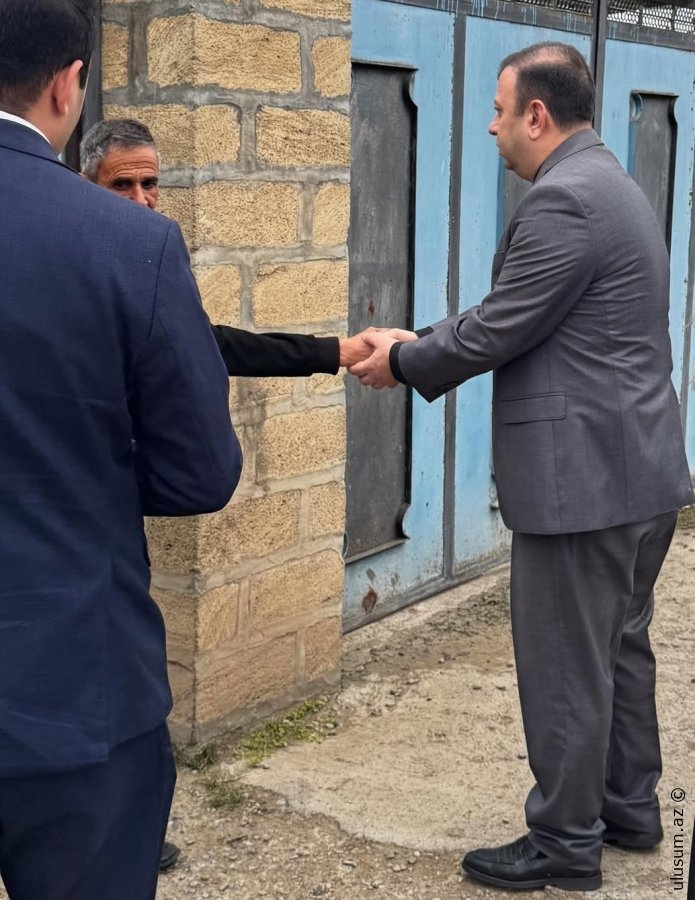 İmişli Rayon Məhkəməsinin kollektivi şəhid ailəsini ziyarət edib