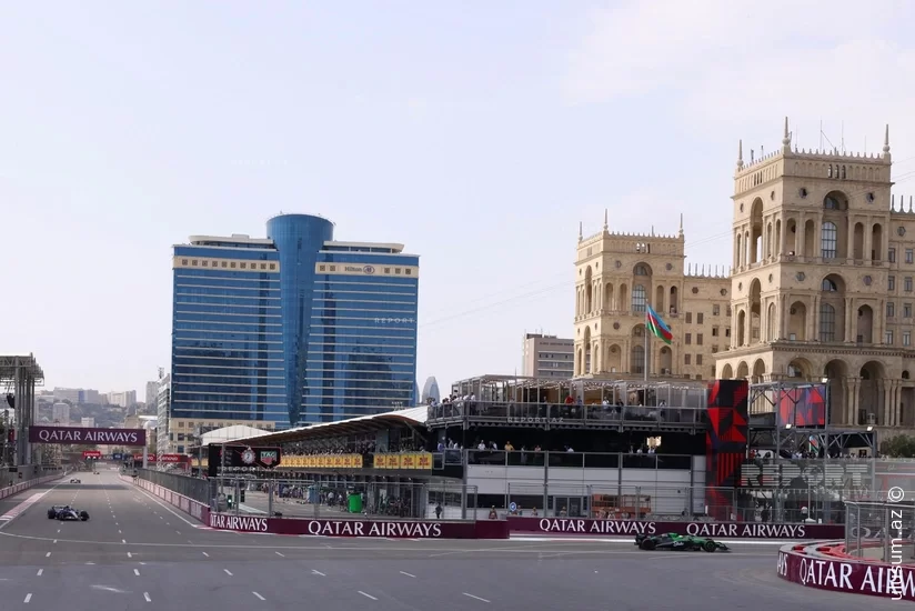 Bakıda “Formula 1” üzrə Azərbaycan Qran-prisində birinci sərbəst yürüş başa çatıb