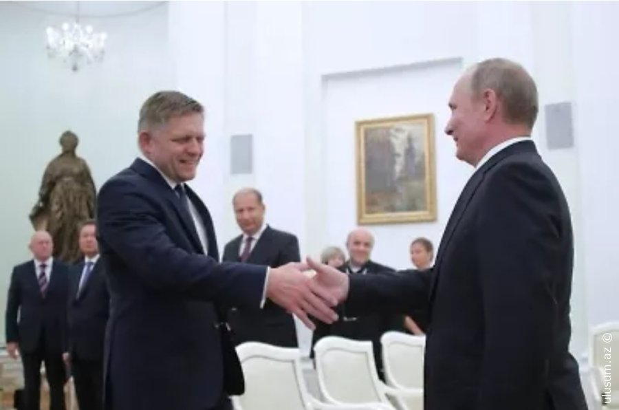 Slovakiya Baş Nazirindən Putinə “xoş olmayan” sual