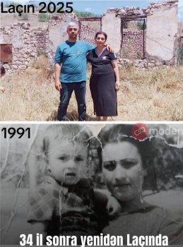 🇦🇿34 il sonra yenidən Laçında