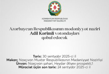 Adil Kərimli Naxçıvanda vətəndaşların müraciətlərini dinləyəcək