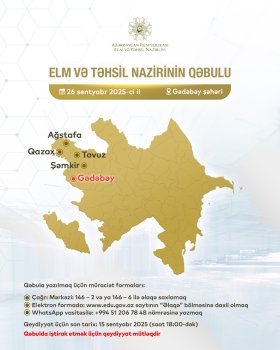 Emin Əmrullayev Gədəbəydə vətəndaş qəbulu keçirəcək
