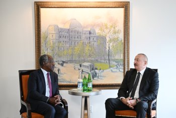 Prezident İlham Əliyev Nyu-Yorkda “Global Infrastructure Partners” şirkətinin təsisçisi, sədri və baş icraçı direktoru ilə görüşüb