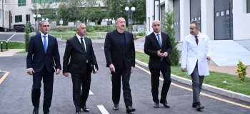 İlham Əliyev Qarabağ Universitetinin Klinikası binasının, Tibb və sağlamlıq elmləri fakültəsinin tədris korpusunun açılışında iştirak edib