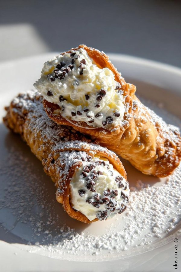İtalyan mətbəxindən ləzzətli “Cannoli” resepti