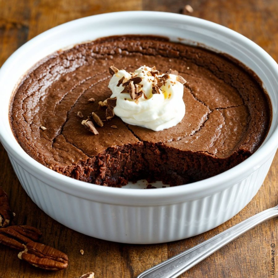 Şokoladlı-kəsmikli zapekanka