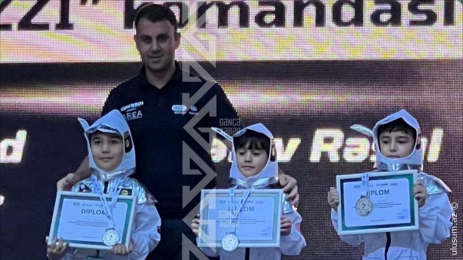 Gəncəli məktəblilər Respublika Robot Olimpiadasında ikinci yerə layiq görüldülər