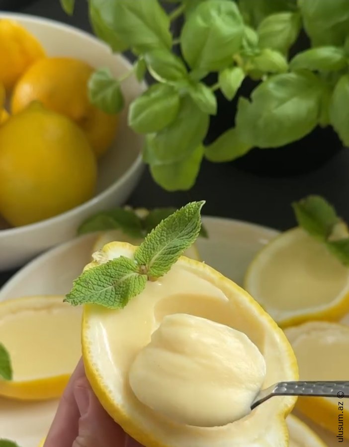 Limonlu Poşet – Yüngül və Zərif Desert