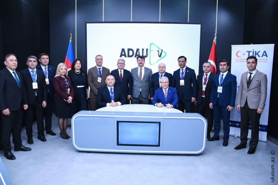 ADAU TV studiyasının açılışı olub