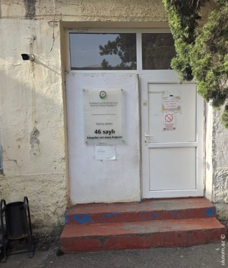 Gəncədə bağçada qaz borusu uşaqlara təhlükə yaradır