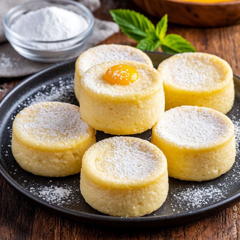 Səhər yeməyi  - Düyü unlu syrniklər