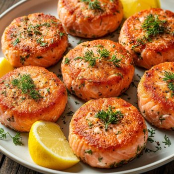 Qızılbalıq filesindən kotletlər