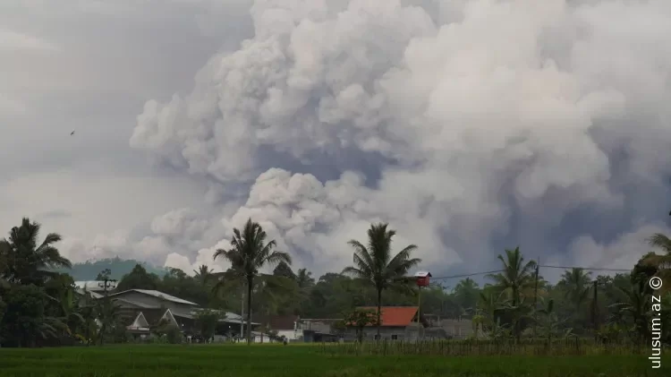 İndoneziyada 178 alpinist vulkan püskürməsindən xilas edildi
