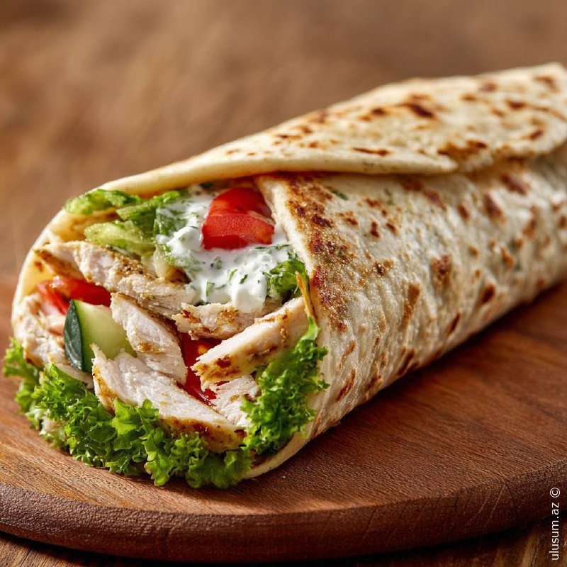 Evdə Hazırlanan Lavaşda Dönər (Şaurma)