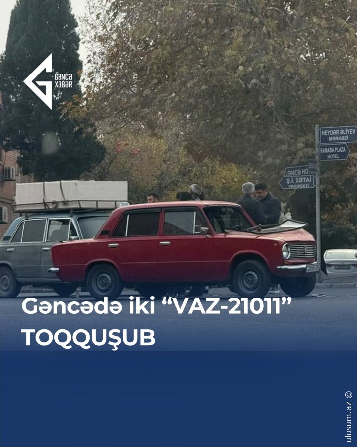 Gəncədə yol-nəqliyyat hadisəsi baş verib