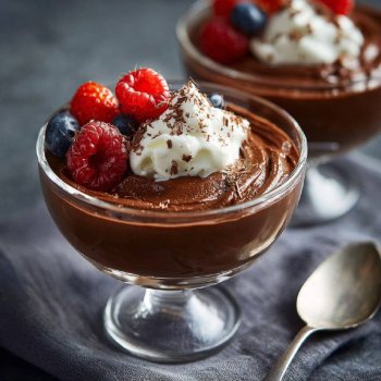 İki inqredientli Şokoladlı Mus