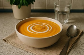 Balqabaq sup-püresi