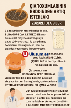 Çia Toxumlarının İstehlakı: Həddindən Artıq Nələrə Səbəb Ola bilər?