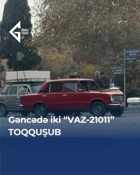 Gəncədə yol-nəqliyyat hadisəsi baş verib