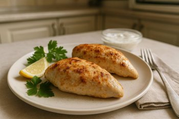 Yoğurtlu toyuq filesi