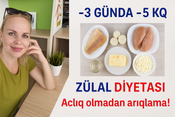 Zülal (Protein) Diyetası: 14 Günə Nə Qədər Arıqlamaq Olar?