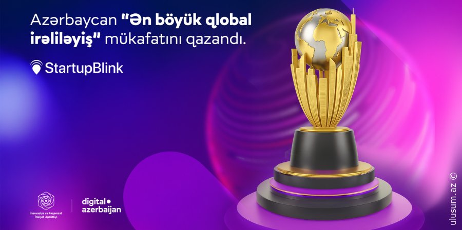 Azərbaycan innovasiya sahəsində “Ən böyük qlobal irəliləyiş” mükafatına layiq görüldü