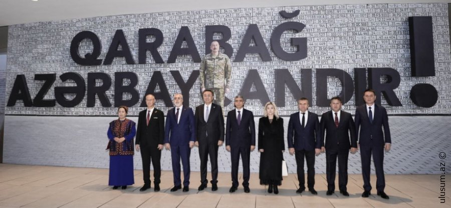 Türk Dövlətləri Təşkilatının nazirləri Fəxri xiyabanı və Zəfər parkını ziyarət ediblər