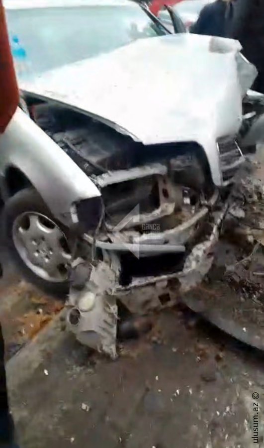 Gəncə şəhərində yol-nəqliyyat hadisəsi baş verib